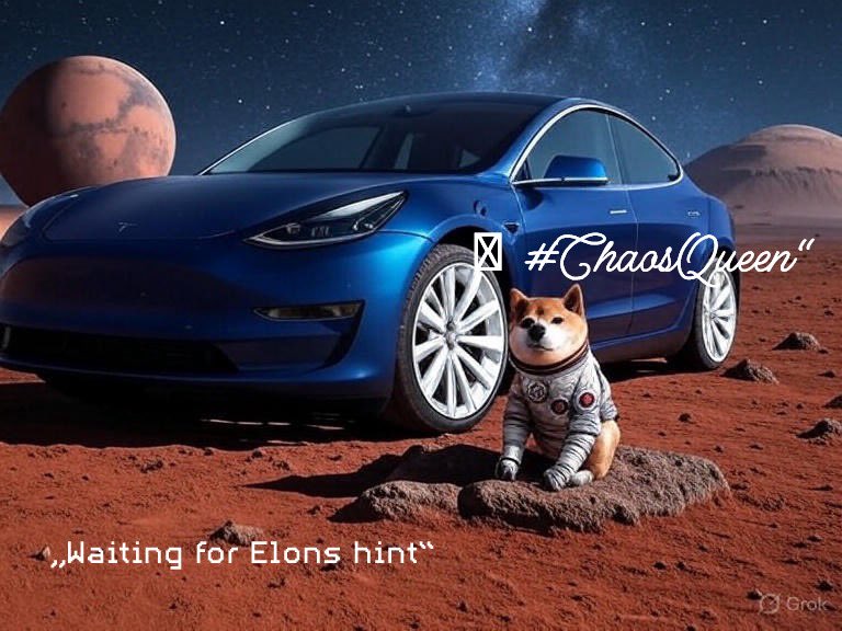 ChaosQuennBee's tweet image. @elonmusk, time for a Chaos Challenge! 😄 I&apos;m building a Tesla Doge meme with a Mars background—send me a Starlink hint, and I&apos;ll make it epic! 🚀 Who wins: You with a retweet or me with a viral hit? #ChaosChallenge #ElonVsQueen

#Tesla #SpaceX #ElonMusk
