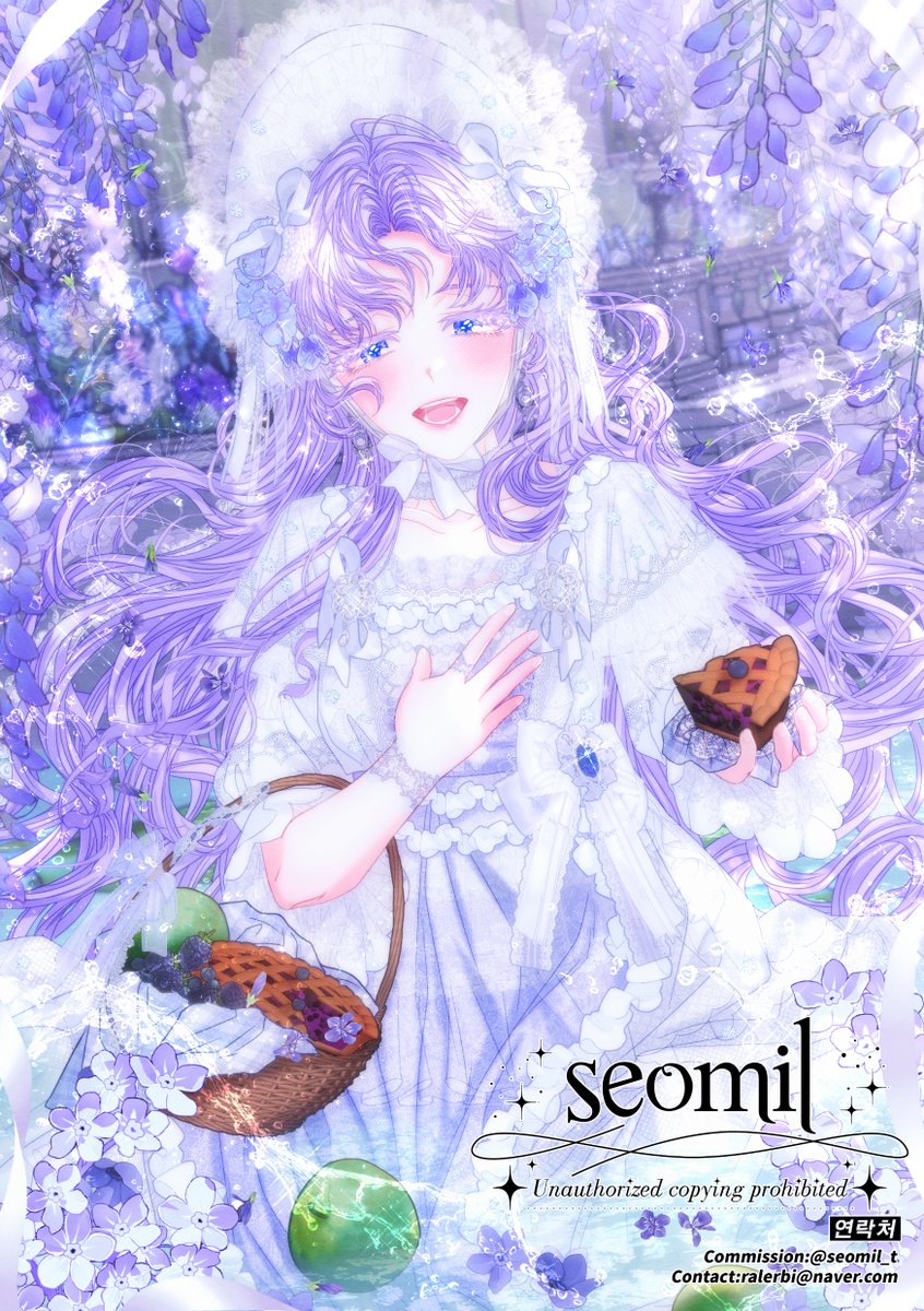 1인 표지타입 커미션 작업했습니다! 신청 감사드립니다!