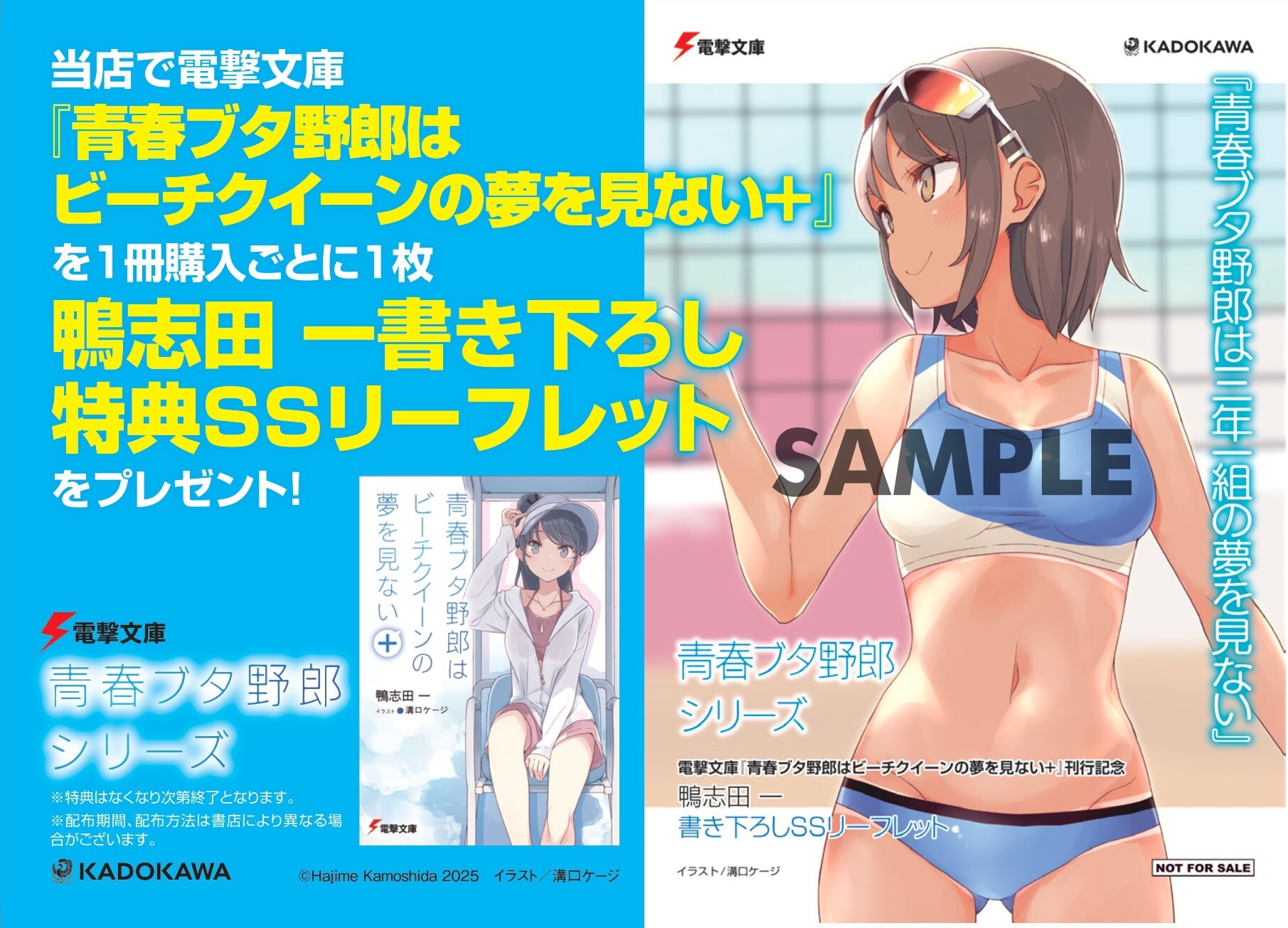 青春ブタ野郎はビーチクイーンの夢を見ない 限定 特典 電撃文庫 on X: 
