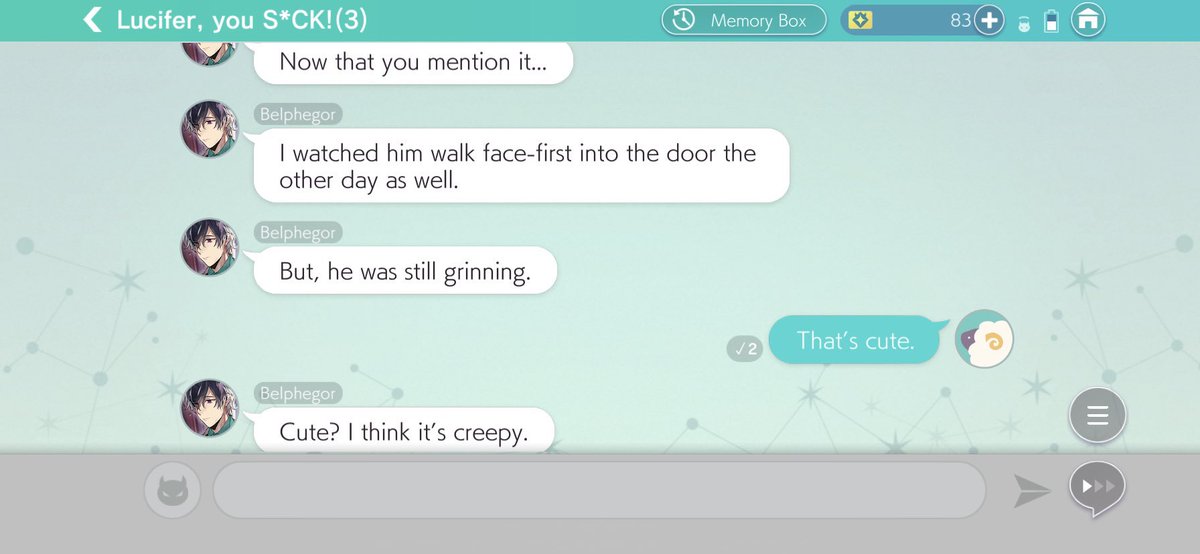 Lucifer was so distracted daydreaming about him and MC getting married that he literally walked into a wall, I'm so excited to marry him for real 🥹🥹🥹