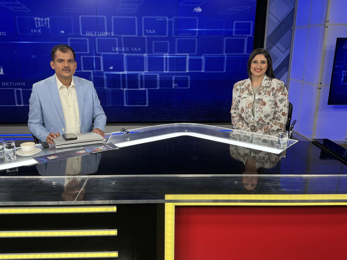 Gauri Chadha (@gauri_chadha) on Twitter photo Got tax questions? #TaxGuru has the answers. Watch today and tomorrow only on #CNBCAwaaz
With <a href="/RoyLakshman/">Lakshman Roy</a> Got tax questions? #TaxGuru has the answers. Watch today and tomorrow only on #CNBCAwaaz
With <a href="/RoyLakshman/">Lakshman Roy</a>