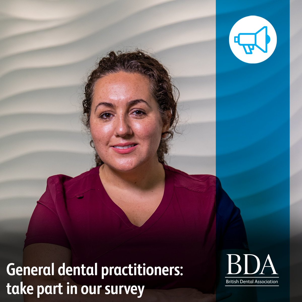 BDA (@thebda) on Twitter photo GDPs: We’re listening.
Tell us about your experiences in NHS dentistry - stress, morale, future plans.
Check your inbox or junk folder for our survey email. Complete it for a chance to win a £100 gift card. GDPs: We’re listening.
Tell us about your experiences in NHS dentistry - stress, morale, future plans.
Check your inbox or junk folder for our survey email. Complete it for a chance to win a £100 gift card.