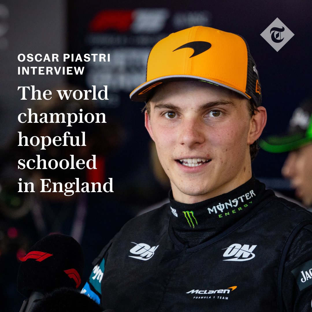 🎙️ OSCAR PIASTRI INTERVIEW: Australian title favourite says boarding at Haileybury was crucial to his development, and even taught him to slow down with his homework

Read the full interview with <a href="/tomcary_tel/">Tom Cary</a> ⬇️
telegraph.co.uk/formula-1/2025…