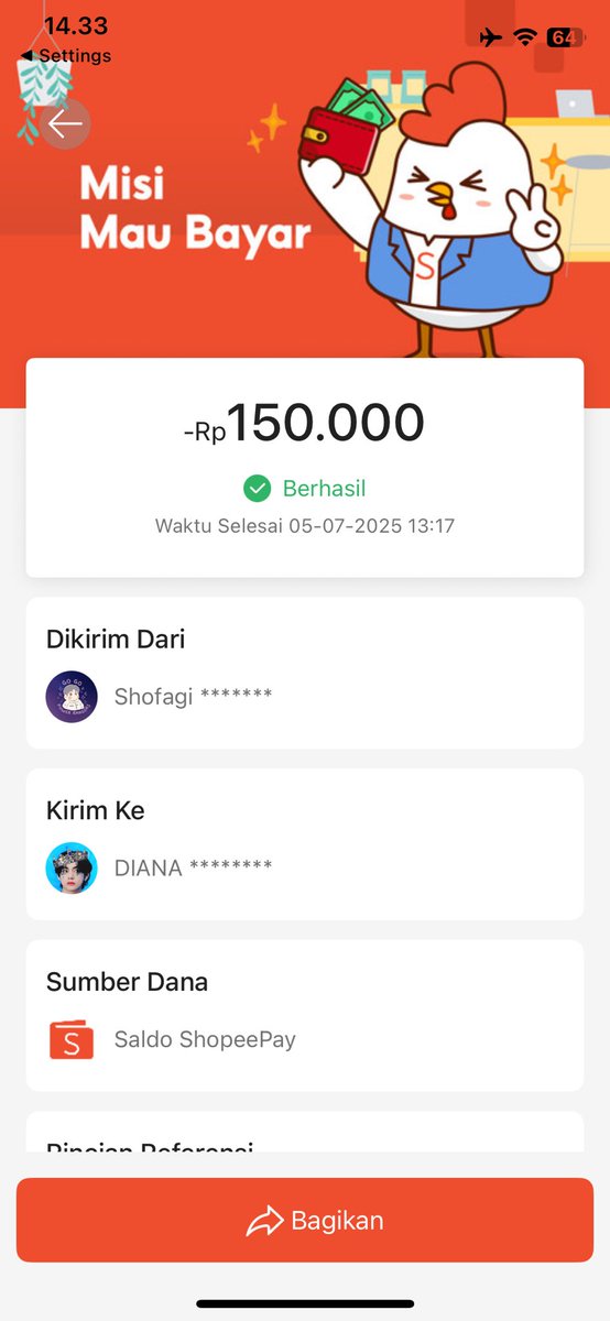 serius gue diancem spill? sedangkan gue udh refund dr jam 13.17? wkwk nih gue spill duluan deh ya. booked dr kapan, udah jelas2 ditulis first pay first get, ada bbrp orang yg nanyain dan udah gue tolak2in krn udh gue kasih proof + detail split.