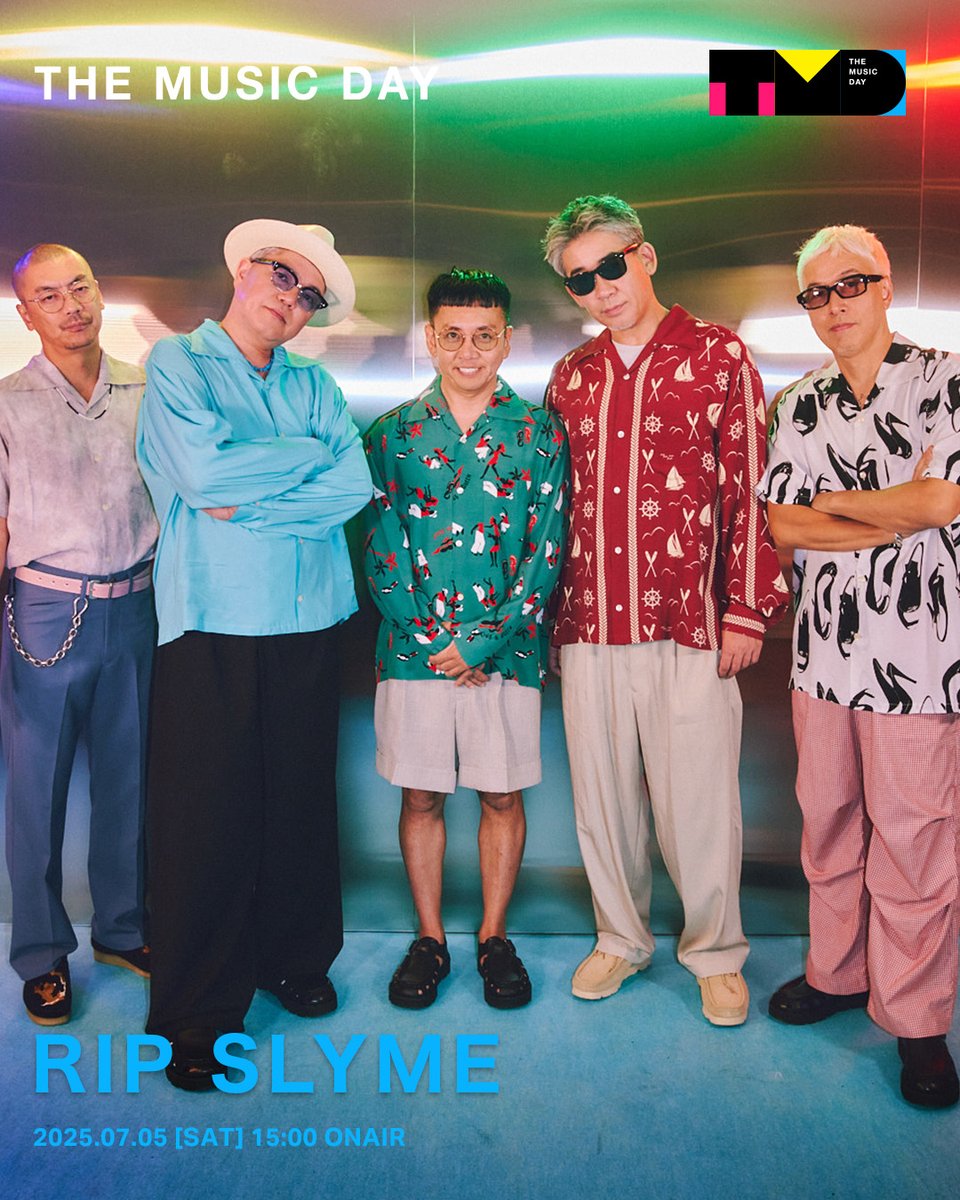 RIP SLYME】のバックステージフォトを公開📸 🪩THE MUSIC DAY 2025🪩 7