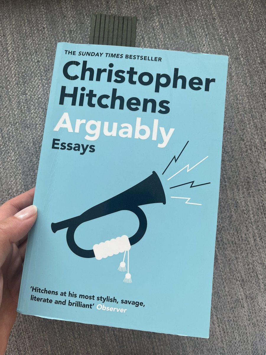 LausKati's tweet image. James Madison, fourth president of US said: “It is a settled policy of America, that as peace is better than war, war is better than tribute.”
I’ve been thinking about that quote a lot lately. Found in Christopher Hitchens’ tome of essays “Arguably”. Highly recommend.