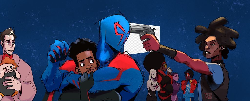 i don't remember if i shaerd this already
but the idea was really funny when i had it HAHAHA #SpiderVerse
