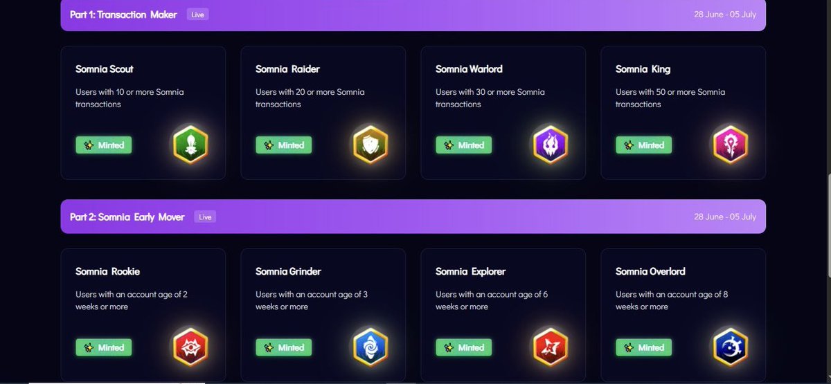 AJAY🍓🏖️🌳(✸,✸) (@ajofficial080) on Twitter photo Gm <a href="/Somnia_Network/">Somnia - a Fully Onchain World</a> I woke up to this campaign getting closed despite the difficulty I’d like to think most people had verifying the quest. I have minted the badges for a bit now but couldn’t just verify the quest on the campaign page. Please kindly take a look. Gm <a href="/Somnia_Network/">Somnia - a Fully Onchain World</a> I woke up to this campaign getting closed despite the difficulty I’d like to think most people had verifying the quest. I have minted the badges for a bit now but couldn’t just verify the quest on the campaign page. Please kindly take a look.