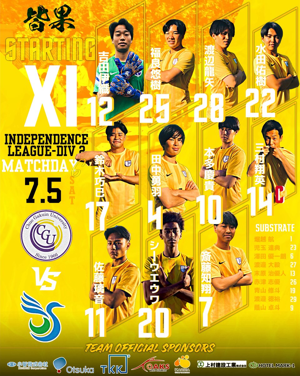 CR7様専用 中央学院大サッカー部ジャージ tシャツ 【公式通販】