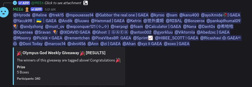Big Congrats to the GAEA Giveaway Winners!😍🚀

A huge congratulations to everyone who won the GAEA giveaway! I'm really hoping I'm next.  thanks <a href="/aigaealabs/">GAEA</a>  #GAEA