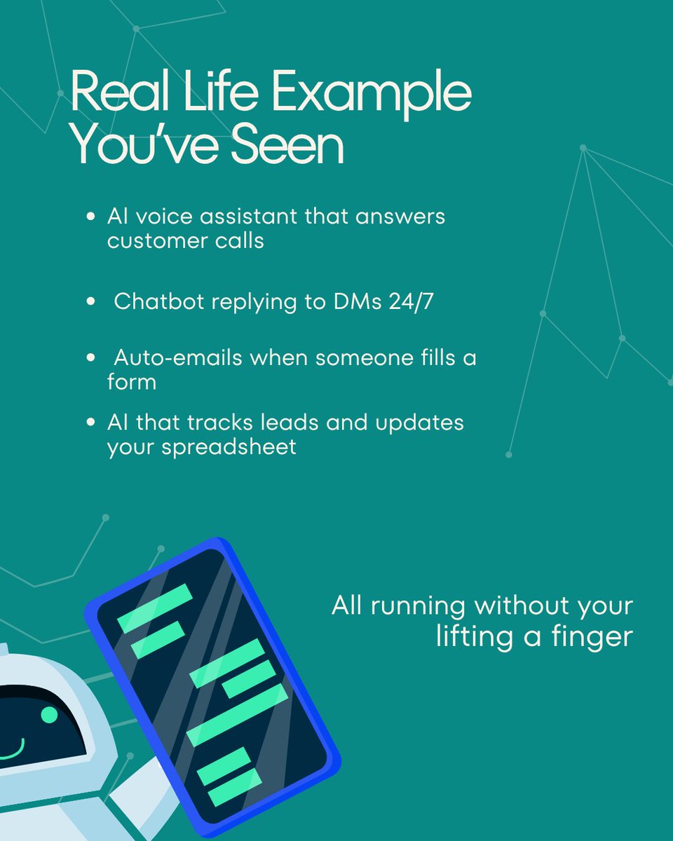 pasca_lflow's tweet image. AI AUTOMATION explained in 4 slides. No buzzwords. Just what it actually means 

#AIAutomation #workflowautomation #AIExplained