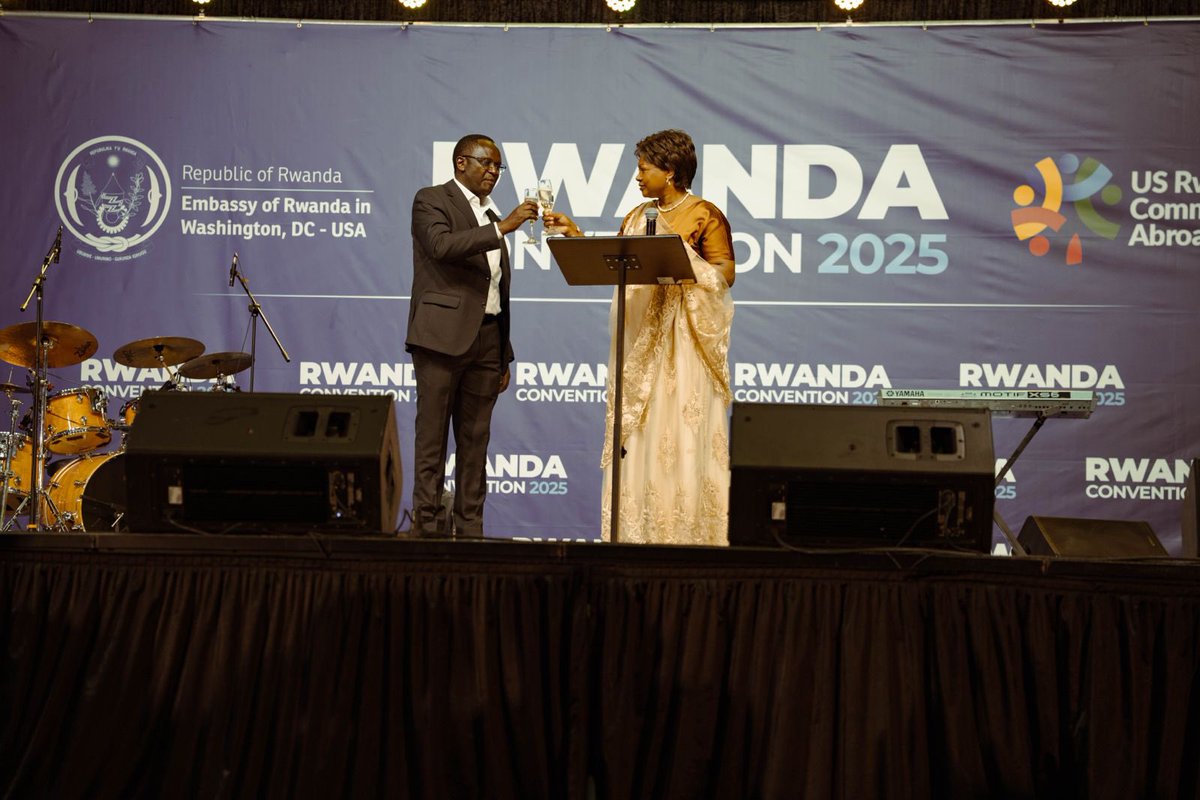 AmbMukantabana's tweet photo. Today’s #Kwibohora31 celebration at #RwandaConvention2025 in Dallas was a powerful reminder of our shared history, resilience, and unity as #Rwanda-ns
Thank you for answering the call in large numbers. We invite you to join us again for the remaining two days as we celebrate, connect, and shape the future together.