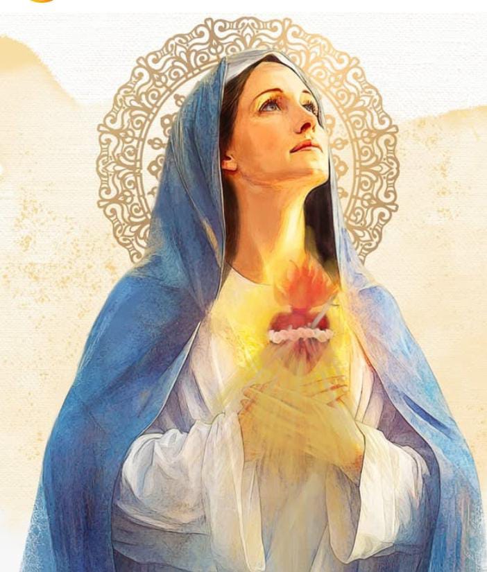 SwPrayer's tweet image. Let's pray one Hail Mary, entrusting ourselves to the Immaculate Heart of Mary. Please comment Amen as a response. #OneHailMarycampaign