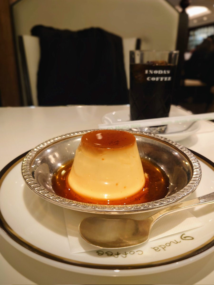 princesspurinbb's tweet photo. 横浜駅直結の横浜高島屋6Fにある、イノダコーヒー 横浜高島屋支店さんの プリン https://t.co/UGPaSICnEX