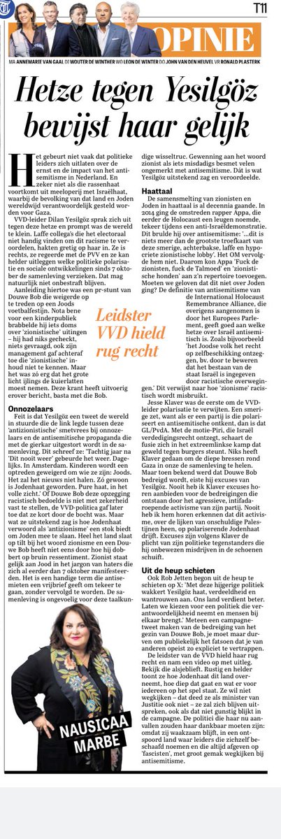 Dank <a href="/nausicaamarbe/">Nausicaa Marbe 🇺🇦</a> ! Geweldig hoe zij het opneemt voor <a href="/DilanYesilgoz/">Dilan Yesilgöz - Zegerius</a> die haar rug recht hield ondanks een aanval van een stel Haagse 🐀🐀🐀 #DouweBob