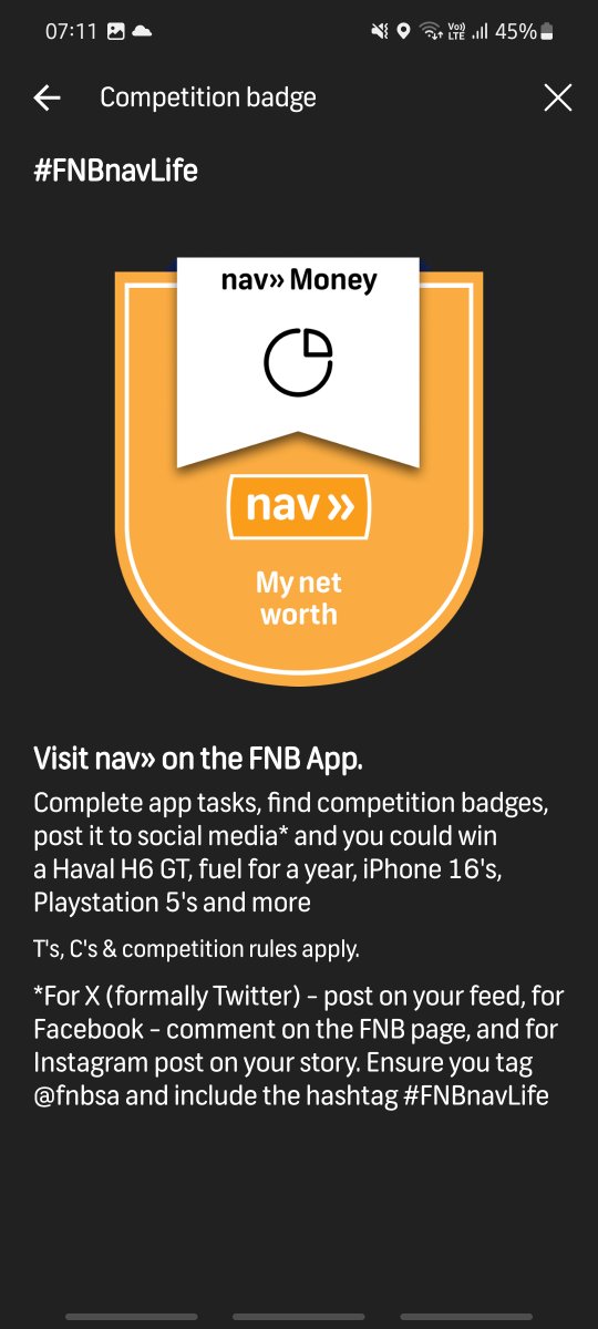 ZazaMathaba's tweet photo. @FNBSA #FNBnavLife https://t.co/5iJ74BR9tD