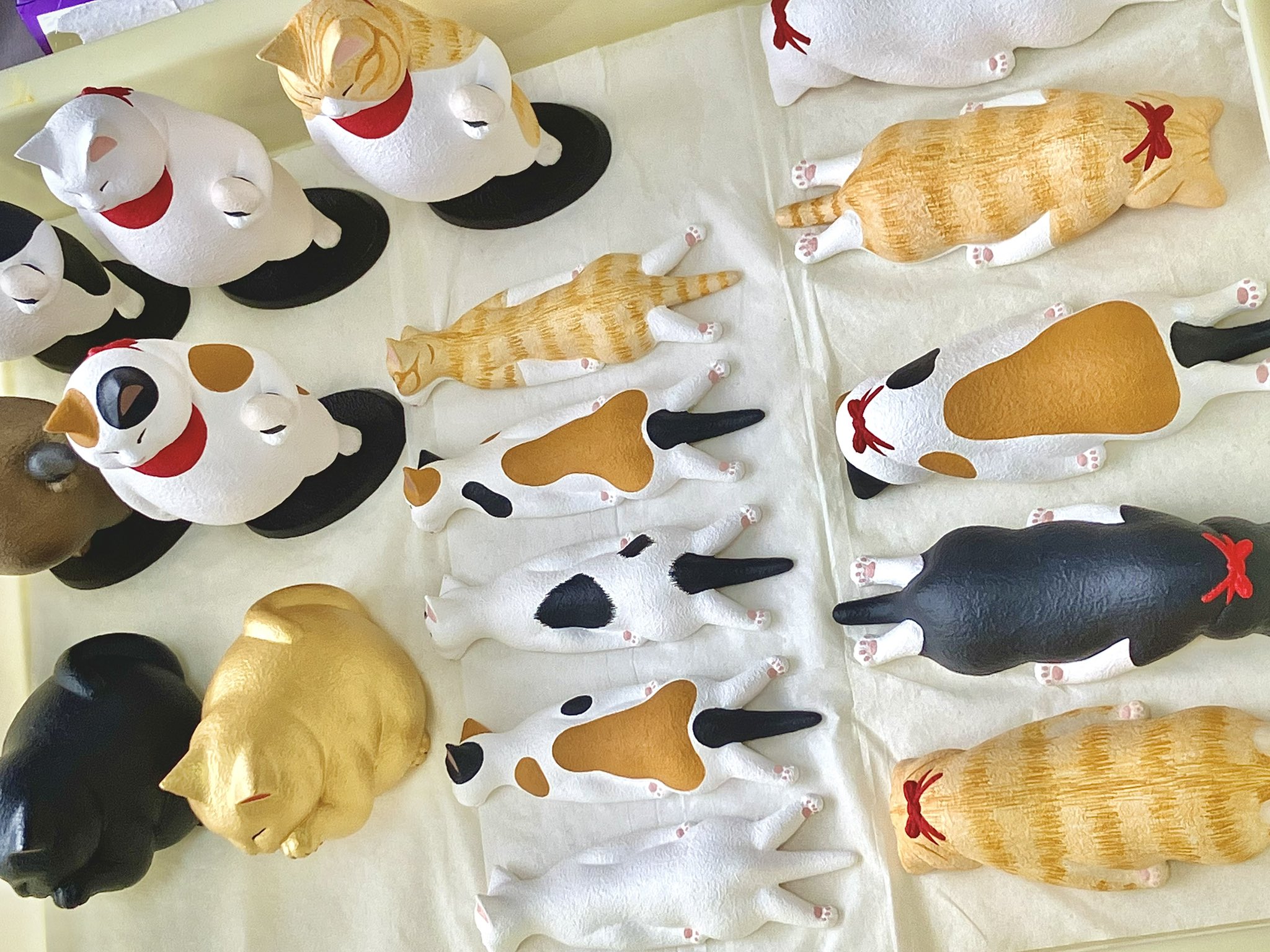 猫地蔵 ネコ フィギュア 8種類セット ワンダーフェスティバル ワンフェス 猫地蔵 mori【WF6-02-03】 (@nekojizo_mori) / X