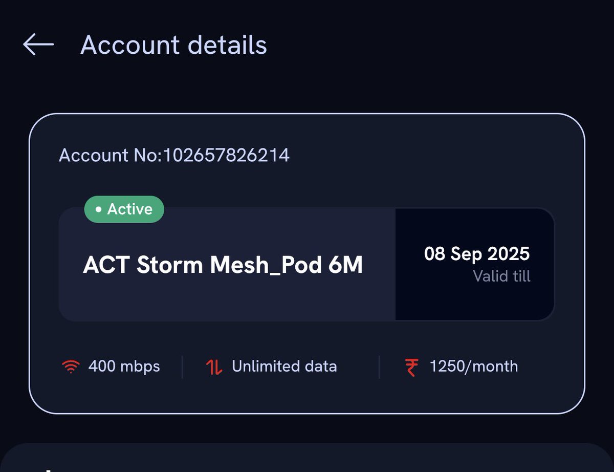 manjunathbk's tweet photo. @ACTFibernet - When it’s clearly mentioned 400Mbps - Unlimited Data why is that now I get to know it’s a capped at 3000GB data. https://t.co/MOat7pPPQW