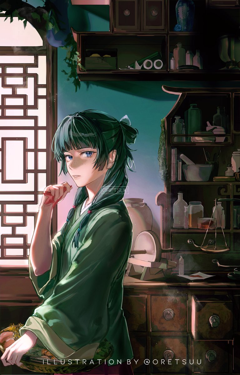 oretsuu's tweet image. The apothecary 🌿
#薬屋のひとりごと #薬屋FA