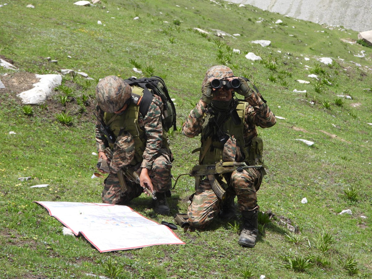 Somewhere along Shri #AmarnathYatra