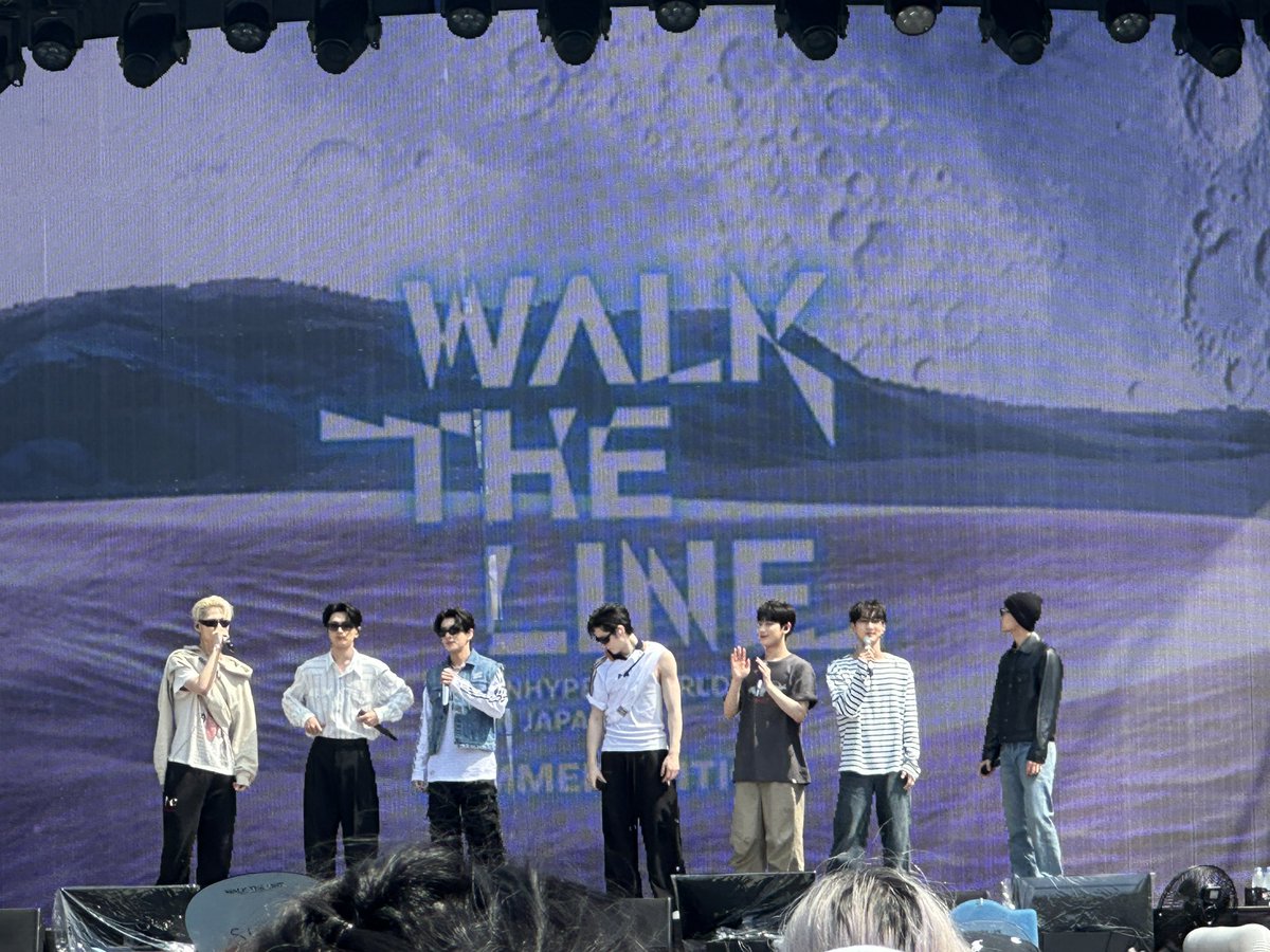 ENHYPEN ARE HERE FOR SOUNDCHECK 

#ENHYPEN #WALKTHELINE_IN_JAPAN