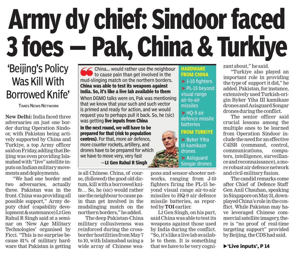 Why should anyone be surprised? China has always been our biggest enemy &amp; now Pakistan exists on Chinese money. Turkey is pure Islamic extremism