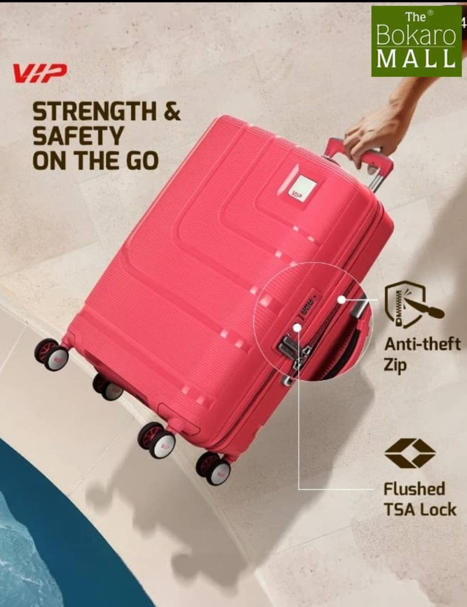 bokaromall's tweet photo. Stepping into a world of travel with VIP! Discover a diverse collection of quality luggage and bags, perfect for your next adventure.
#VIPLuggage #travelsmart #vipbags #bags #trolley #trolleybags #luggage #BokaroMall #Bscity #jharkhand https://t.co/ATmtovBPJy