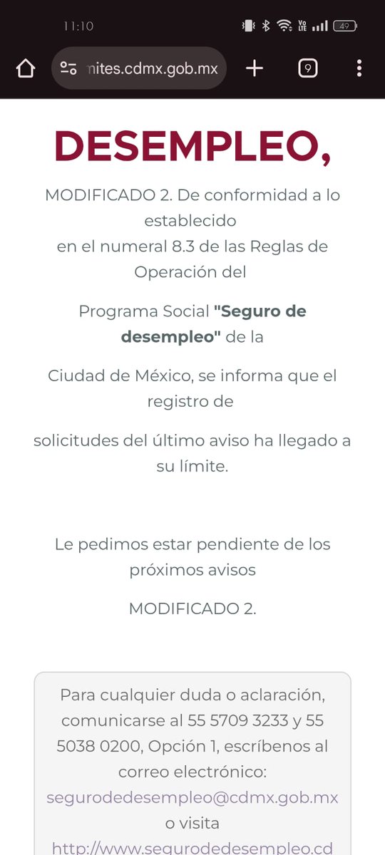 KareenMaqueda's tweet photo. @TrabajoCDMX Cerro una hora antes y me dejó con mi trámite inconcluso y supongo no fui la única, no cumplió con el horario publicado https://t.co/lQmv1HJ6lE