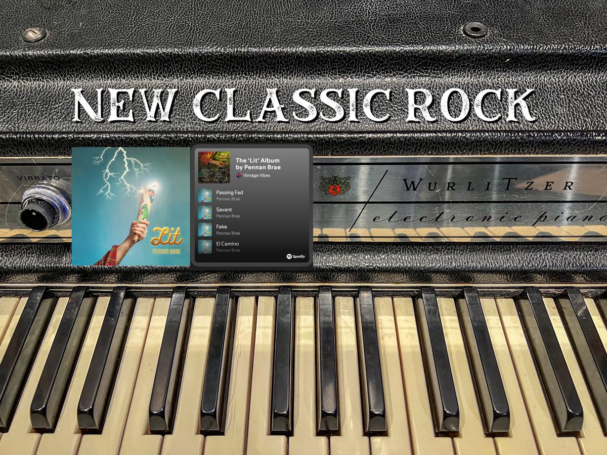 ๐ฃ๐ฒ๐ป๐ป๐ฎ๐ป ๐๐ฟ๐ฎ๐ฒ (@pennan_brae) on Twitter photo The Wurlitzer whirls. A rock album of 10 tracks, โLitโ features lead singles:
Passing Fad ๐
Savant ๐ฎ
El Camino ๐ป
Click ๐ฒ๏ธ
Sashay ๐
Influenced by <a href="/SMBofficial/">Steve Miller Band</a> & <a href="/TheOfficialCCR/">Creedence Clearwater Revival</a>, it streams on <a href="/Spotify/">Spotify</a> at:
๐ธ: open.spotify.com/album/0NlsekVHโฆ
#rockalbums #vintagerock #rocknroll The Wurlitzer whirls. A rock album of 10 tracks, โLitโ features lead singles:
Passing Fad ๐
Savant ๐ฎ
El Camino ๐ป
Click ๐ฒ๏ธ
Sashay ๐
Influenced by <a href="/SMBofficial/">Steve Miller Band</a> & <a href="/TheOfficialCCR/">Creedence Clearwater Revival</a>, it streams on <a href="/Spotify/">Spotify</a> at:
๐ธ: open.spotify.com/album/0NlsekVHโฆ
#rockalbums #vintagerock #rocknroll
