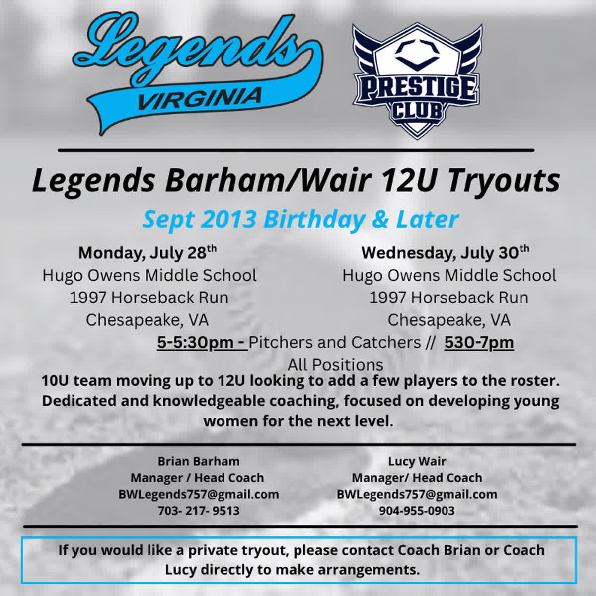 VA Legends Softball tweet media