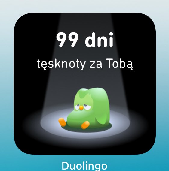 jutro 100 dni znęcania się nad zielonym zjebem 🥰