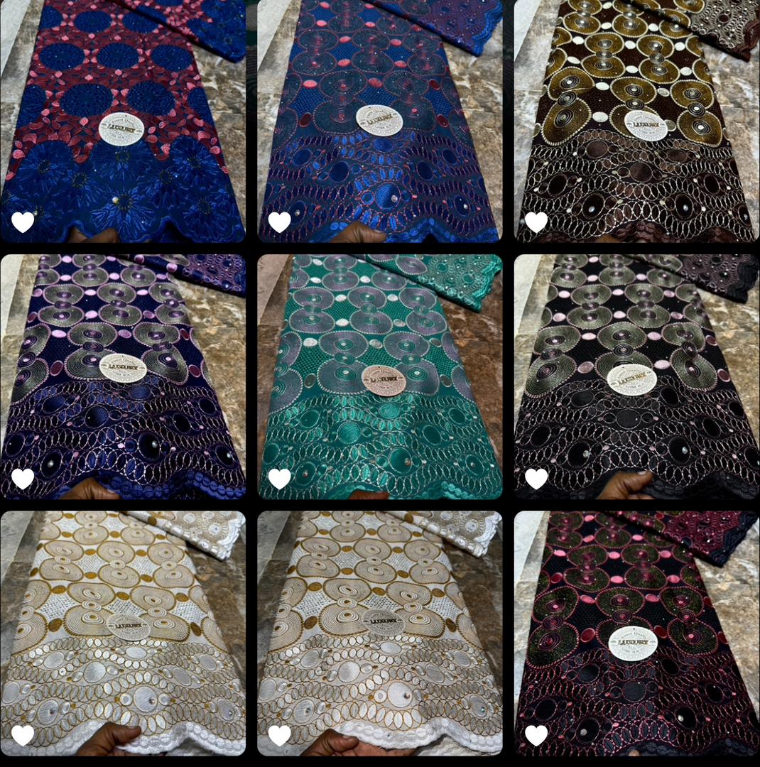 FatimaJiya3's tweet photo. EXCLUSIVE SUPER PLAIN 
₦255,000 (#255k)

SUPER PLAIN  
₦225,000(#225k)

NEW COMBO ATAMPA 2pcs
2+3 =5yrds #9k

Swiss lace #48K

 https://t.co/9aAxN1K38J 

WhatsApp 08180334254.
Kano State/Minna, Niger State,Nigeria 🇳🇬 https://t.co/Aw080Xojw3