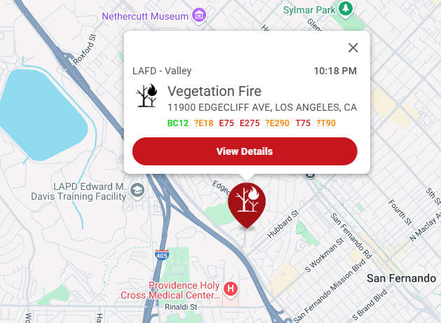 SfvScanner's tweet image. #LAFD #75's Edgecliff / Hubbard #brushfire 

1/8th acre brushfire