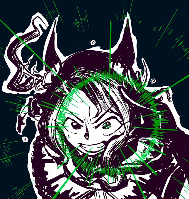 ウマ娘 ゲーム触らなくなってしばらく経つけど 女の子がパワフルに走るゲームだから描く絵もパワフルに気合い入れて何も考えずに描けて とても楽しかった ぜ