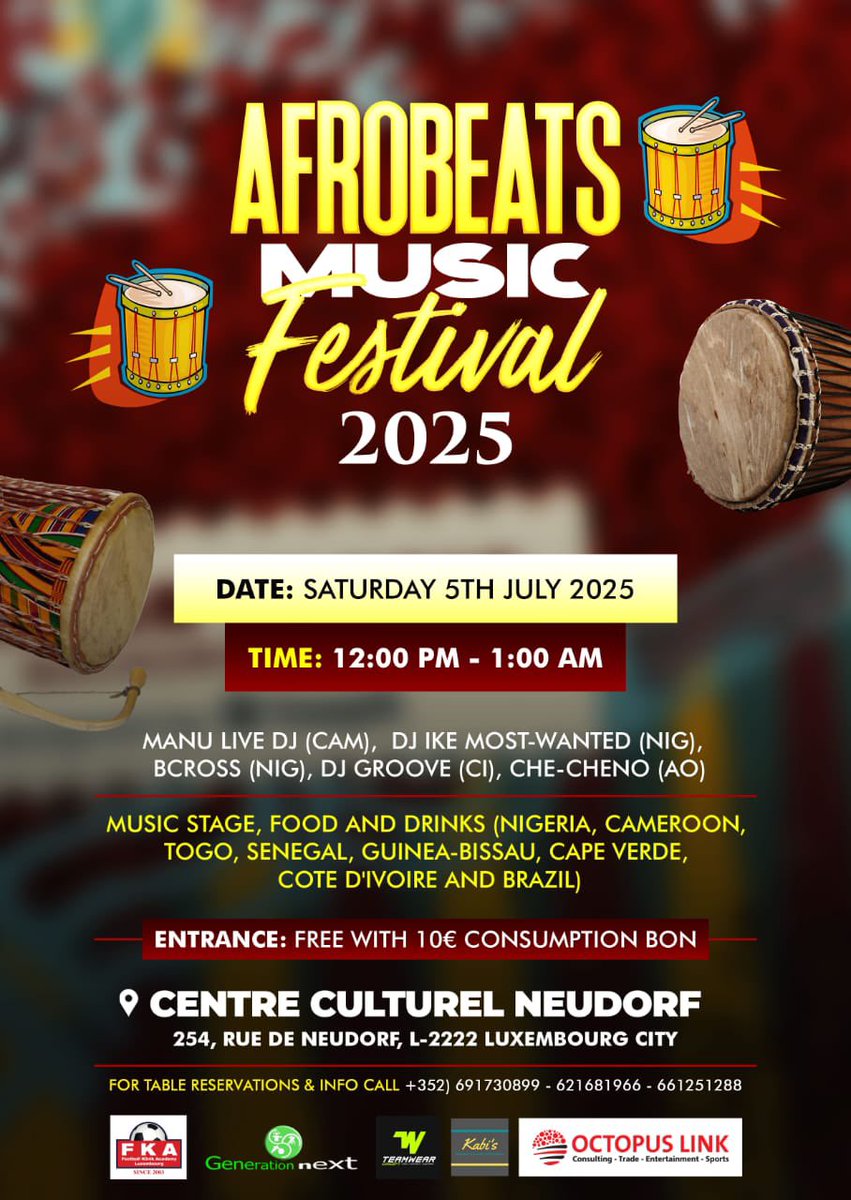 HembadoonMusic's tweet image. On stage later today with some of Lux’s finest Afrobeats stars ✨ come through #Luxembourg 

#Hembadoon #Lady #Julydates #summer #summerfest25 #festival