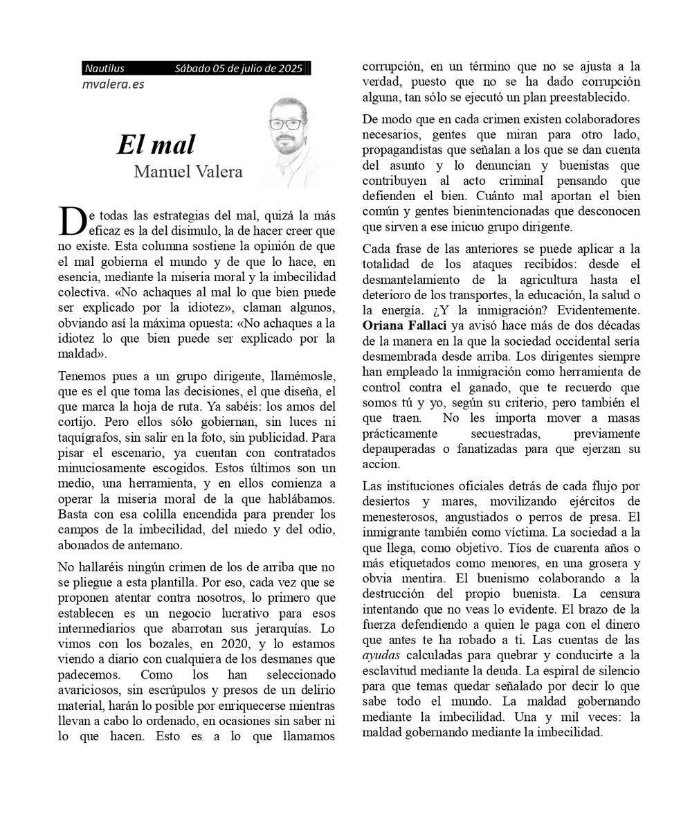Los dirigentes siempre han empleado la inmigración como herramienta de control contra el ganado, que te recuerdo que somos tú y yo, según su criterio, pero también el que traen.