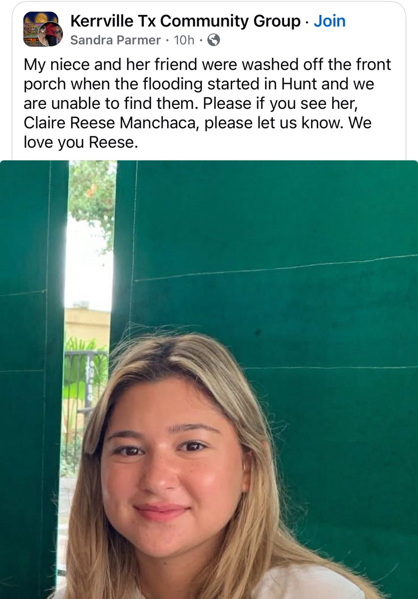 Missing in the Texas Hill Country flooding.
