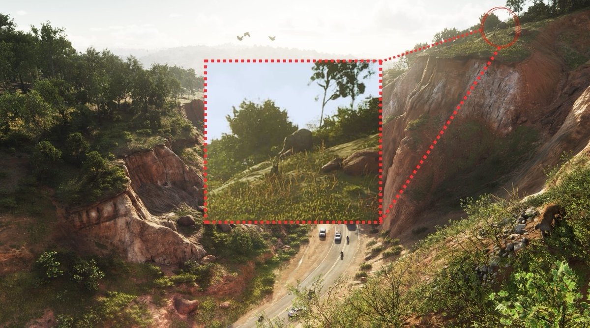 So apparently it looks like there's a elephant in this GTA 6 Mount Kalaga screenshot. A lot of people saying it is but I think it's a rock 🗾🌊🌴🦩🌇🌃✈️🐎 #GTA #GTA6 #GTAVI