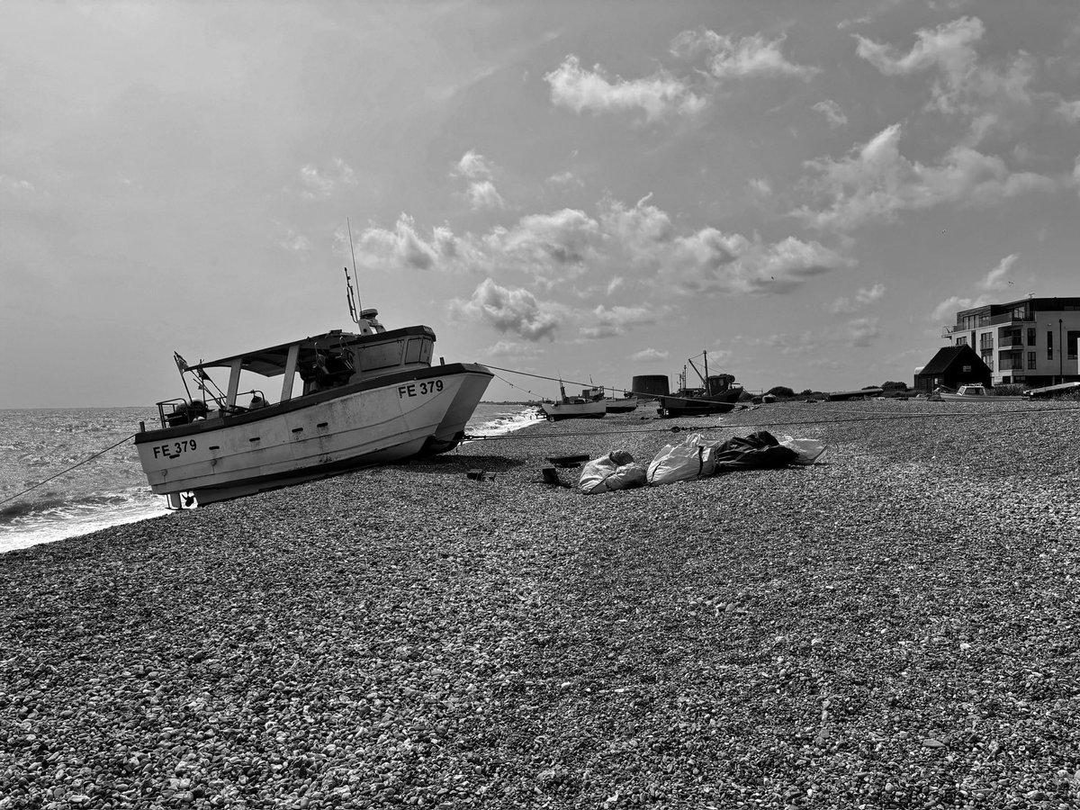 #Gallery365SaturdayMono
<a href="/Gallery365photo/">Gallery365photo</a> 
#Gallery365in2025
#photography
Fisherman’s beach, Hythe, Kent