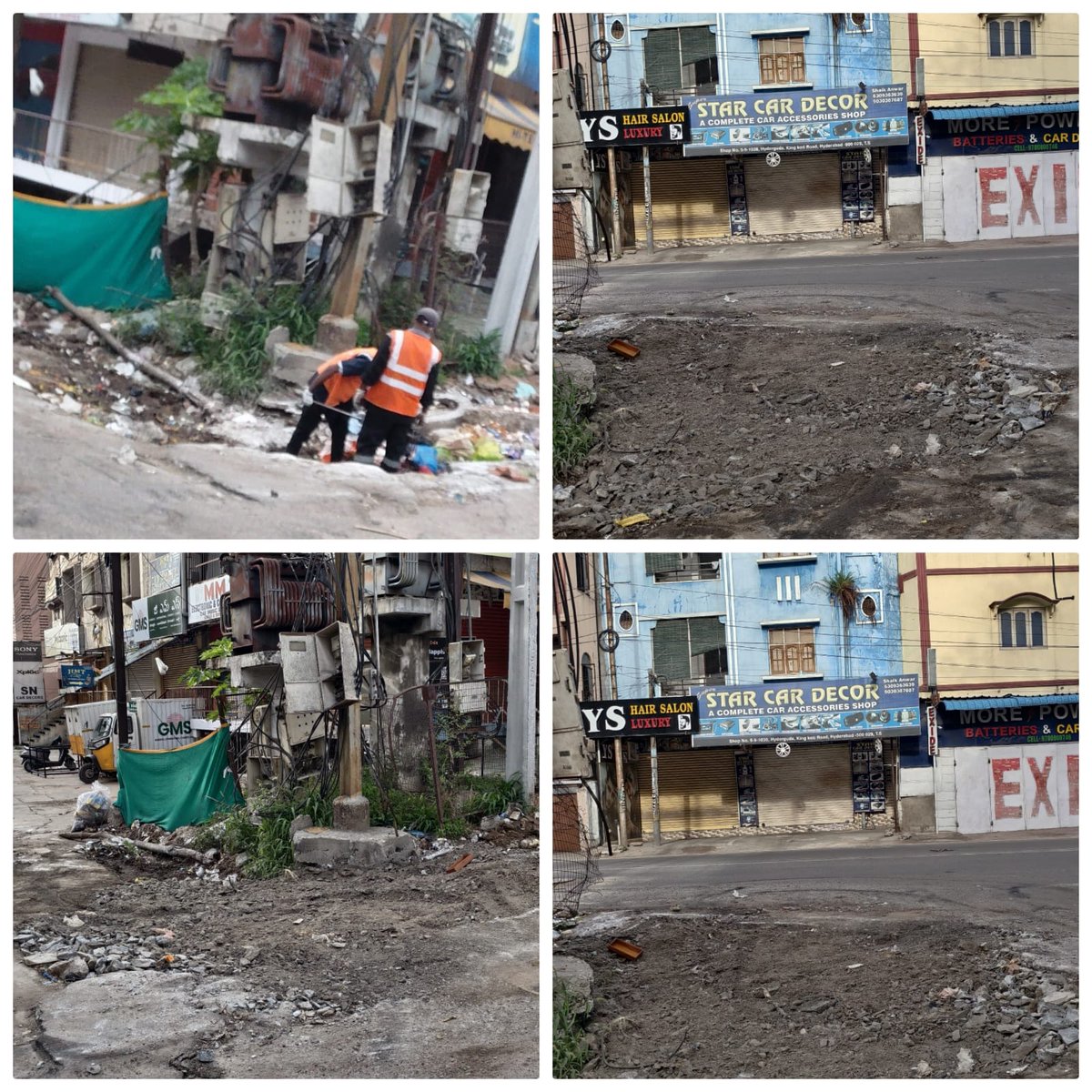 Dear Citizen,
Our sanitation team has attended the reported solid waste issue and cleared the area. Cleanliness has been ensured.
Thank you for highlighting the matter.
<a href="/GHMCOnline/">GHMC</a> <a href="/IndianExpress/">The Indian Express</a>