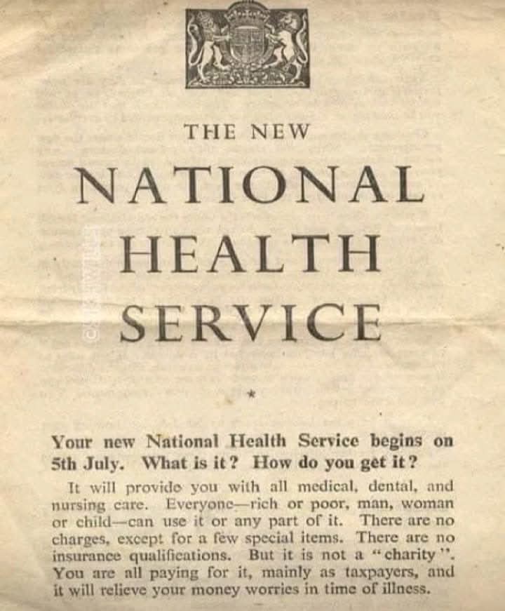 ScottBrerton's tweet image. Happy 77th birthday to the NHS.
The National Health Service stands as a testament to the postwar Labour Party pioneers who had a belief in a better, fairer Britain, and to those heroes who have worked in it and helped us when we've been in need.
Thank you 🙏
#NHS77