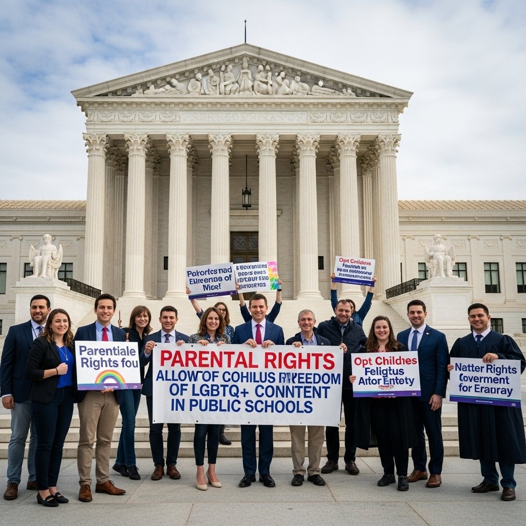 Buzzclick (@buzzclick11) on Twitter photo SCOTUS upholds parental rights, allowing opt-outs from LGBTQ+ content in schools. A victory for religious freedom and limited government. 
\#MAGA #ParentalRights #ReligiousFreedom #LimitedGovernment SCOTUS upholds parental rights, allowing opt-outs from LGBTQ+ content in schools. A victory for religious freedom and limited government. 
\#MAGA #ParentalRights #ReligiousFreedom #LimitedGovernment