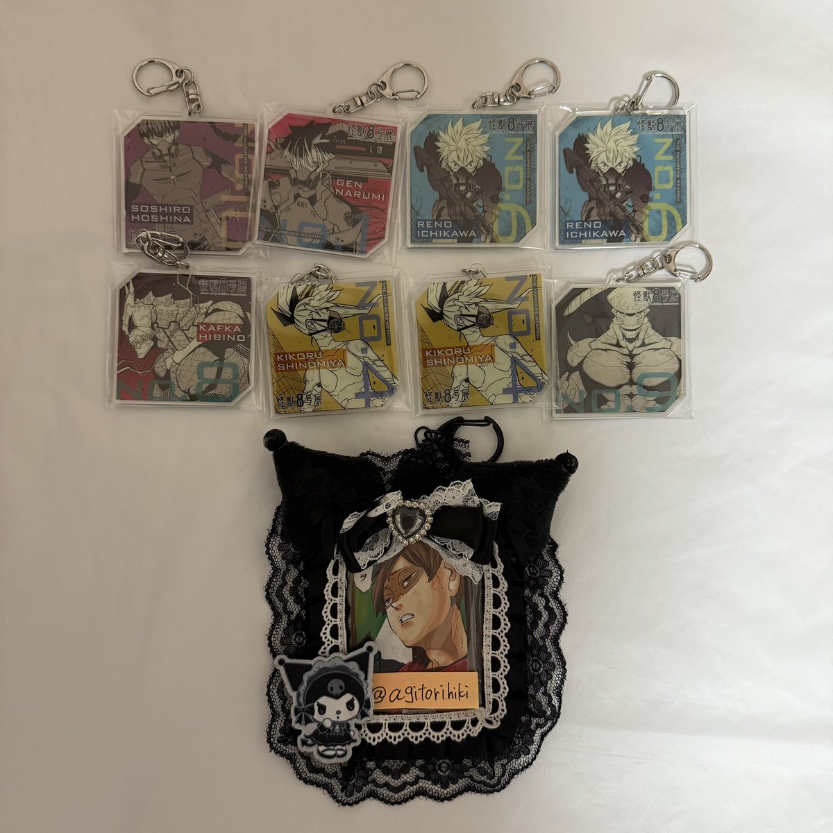 怪獣8号展 ナンバーズアクリルキーホルダー 鳴海弦 - メルカリ