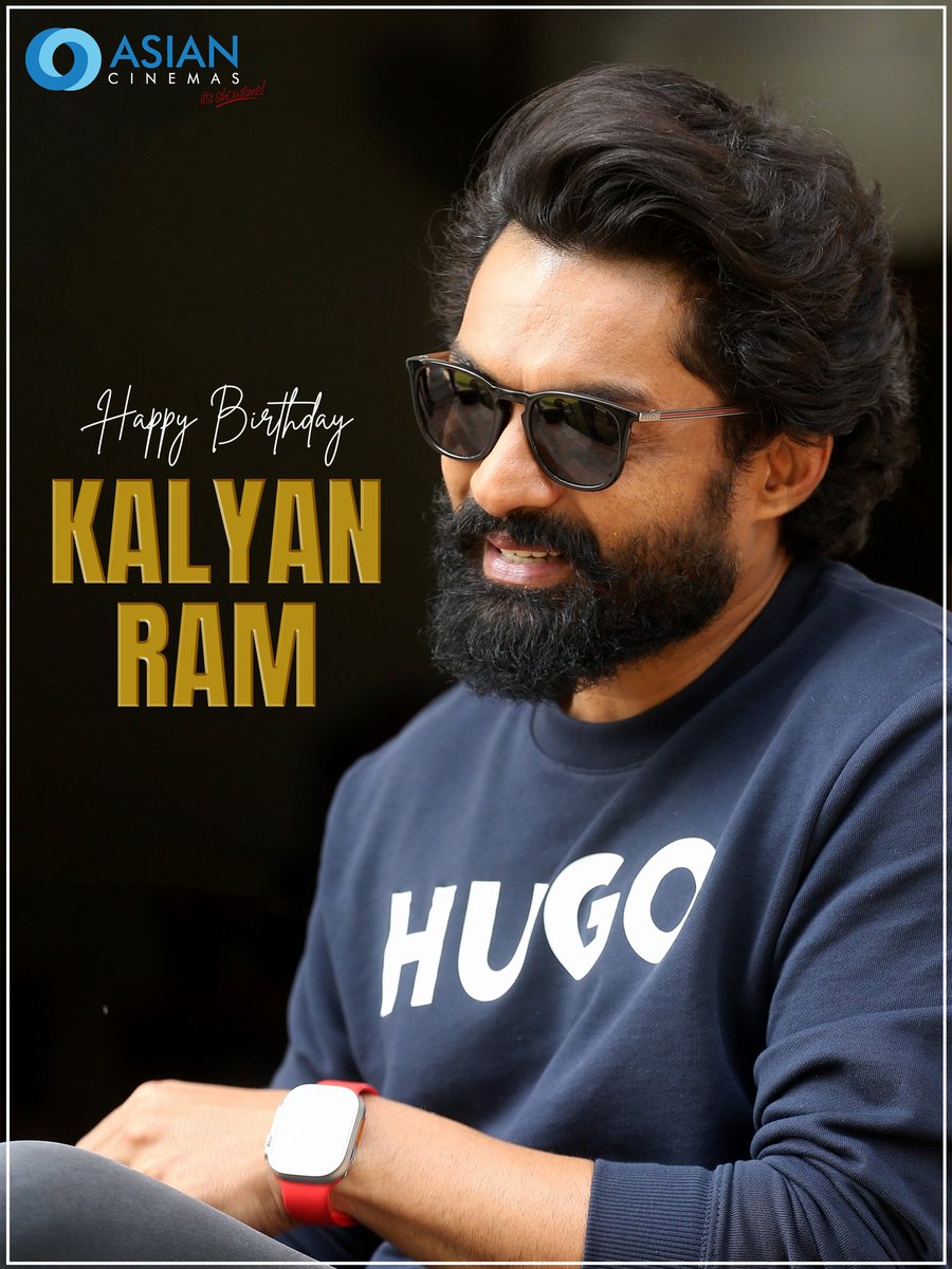 Asian Cinemas (@asiancinemas_) on Twitter photo Here's wishing the talented actor <a href="/NANDAMURIKALYAN/">Kalyanram Nandamuri</a> A Very Happy Birthday!
#HappyBirthdayKalyanRam Here's wishing the talented actor <a href="/NANDAMURIKALYAN/">Kalyanram Nandamuri</a> A Very Happy Birthday!
#HappyBirthdayKalyanRam