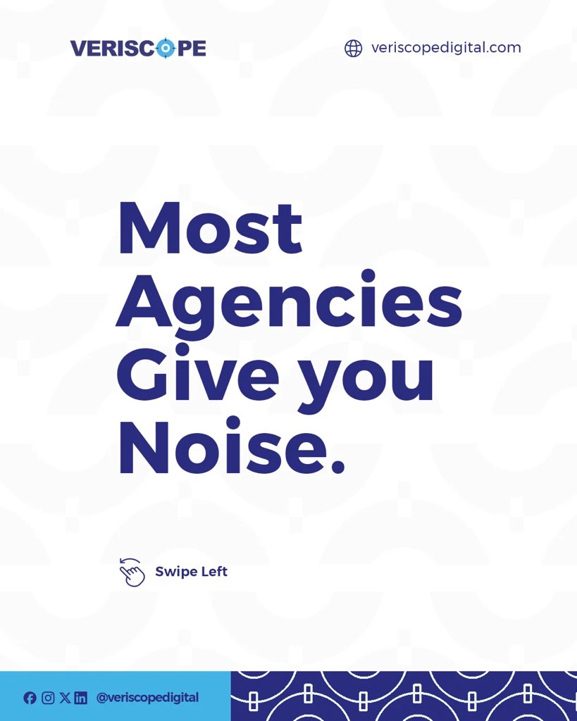 veriscope_'s tweet photo. Most agencies = noise.
We deliver ROI + clarity + strategy—tailored to 🇳🇬 SMEs, backed by data, focused on growth.
Swipe our 5-frame carousel &amp; DM “AUDIT” for a free strategy session.

#VeriscopeDigital #SMEGrowth #MarketingThatWorks https://t.co/oXaUWxoTbc