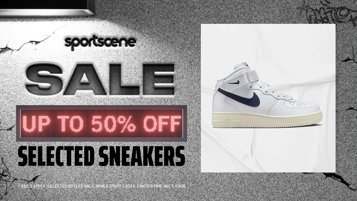 🚨SALE just got BIGGER with more items added🚨
Take UP TO 50% off selected footwear in all sportscene stores, Bash mobi app &amp; online: bit.ly/40aLScK

Discount applied on original prices. Available while stocks last. Ts &amp; Cs Apply. E&amp;OE.