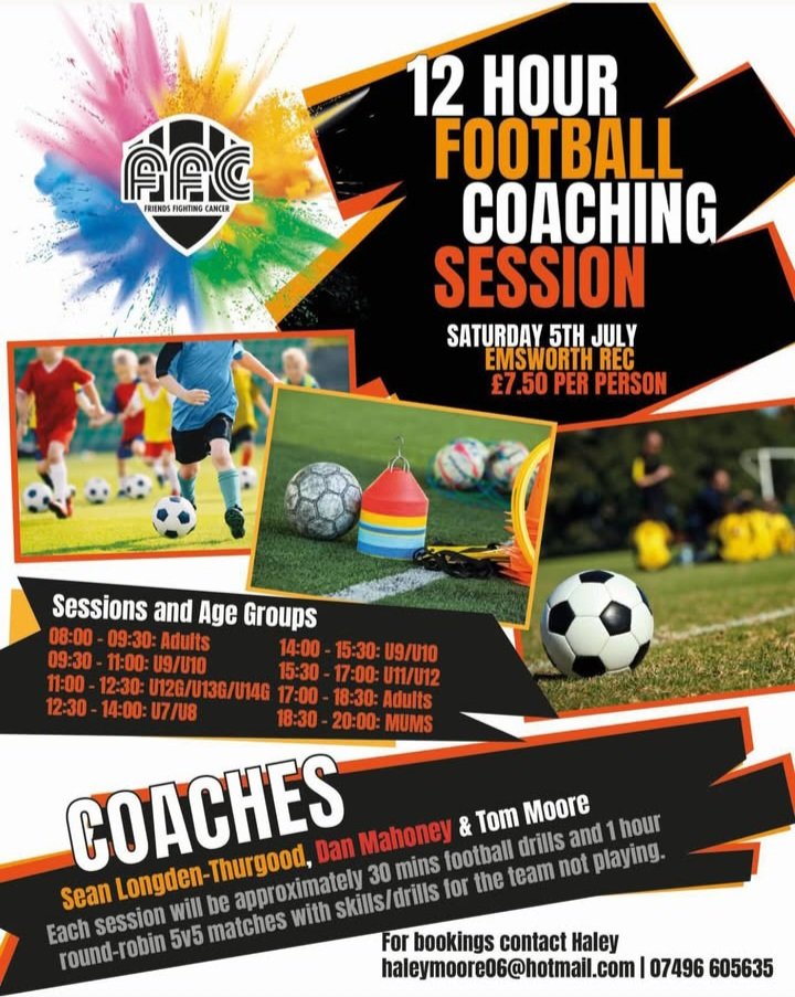 Pompey_Football's tweet image. ⚽️ Coching Today ⚽️
        @FFCevents 

It should be a fun day at #EmsworthRec 👀

12 hours .. #8til8 all #agegroups welcome 👏

Booking Details ⬇️
