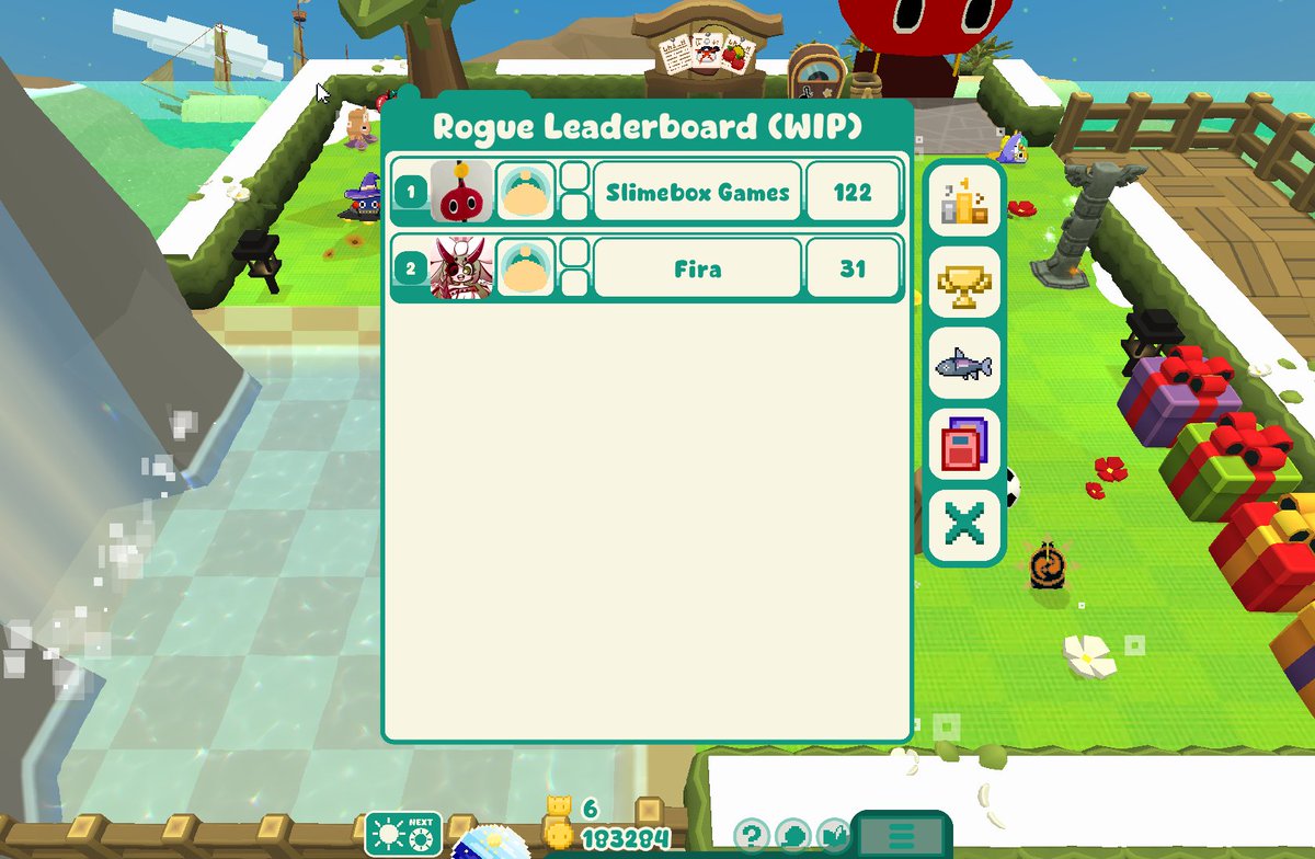 SlimeBoxGames's tweet image. Version .128 now has the steam leaderboards integrated!
#myslimegarden #indiedev #gamedev