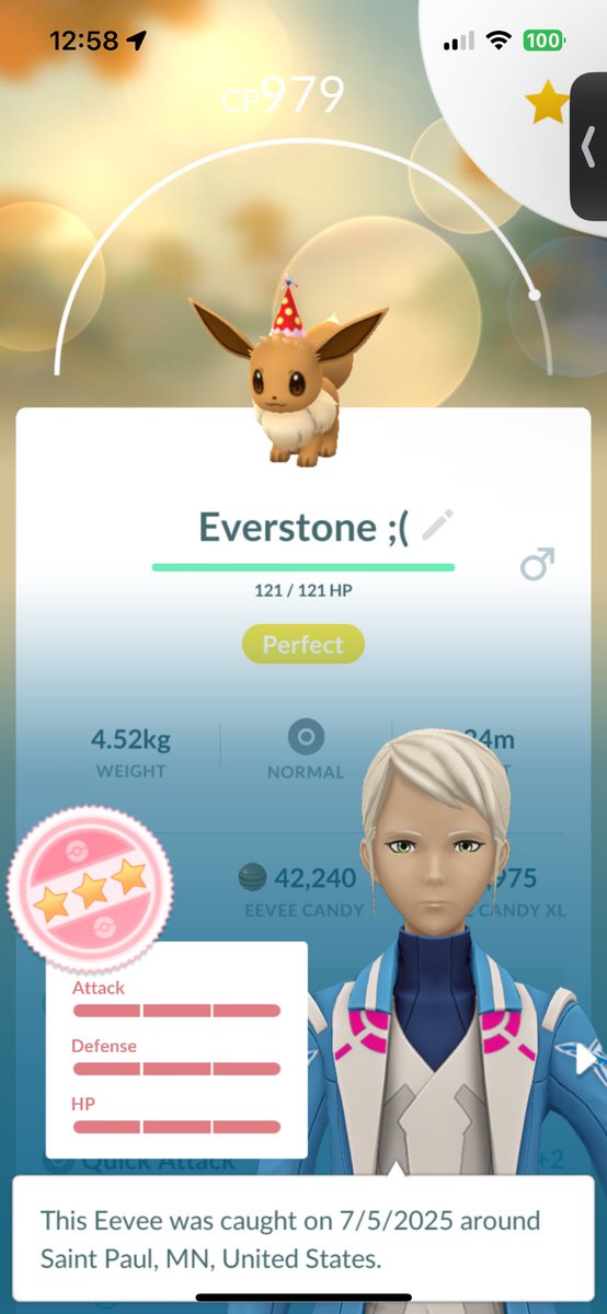 What a good spawn but why does it have everstone <a href="/scopely/">Scopely</a> <a href="/NintendoAmerica/">Nintendo of America</a> <a href="/PokemonGoApp/">Pokémon GO</a>