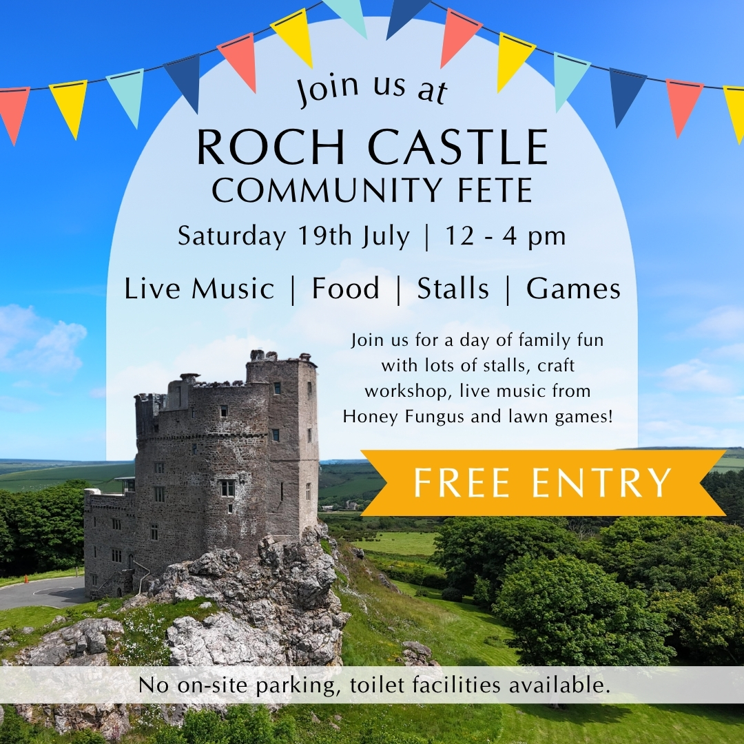Join us for a fun-filled afternoon for all the family on Saturday 19th July from 12–4pm at our Community Fete.

#rochcastle #celticcollection #pembrokeshire #wales #castle #communityfete #localbusinesses
